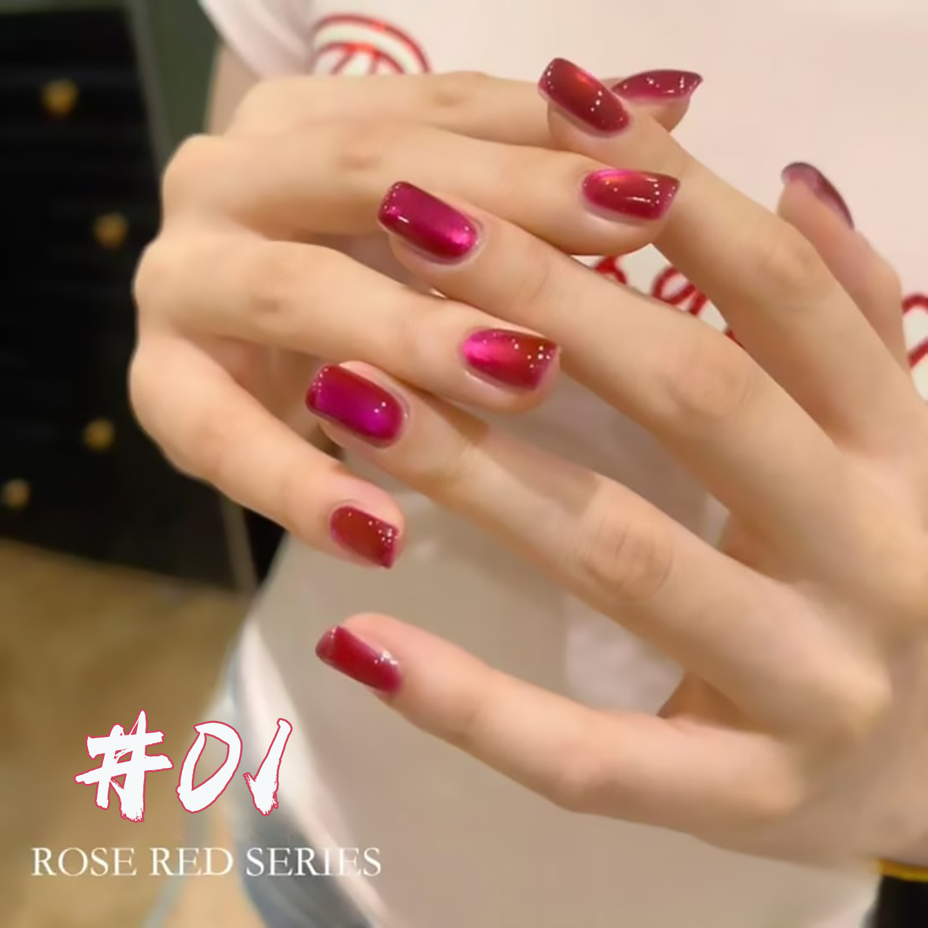 Nail Art Strawberry - WS 1Pcs 2026 Novo Gel de