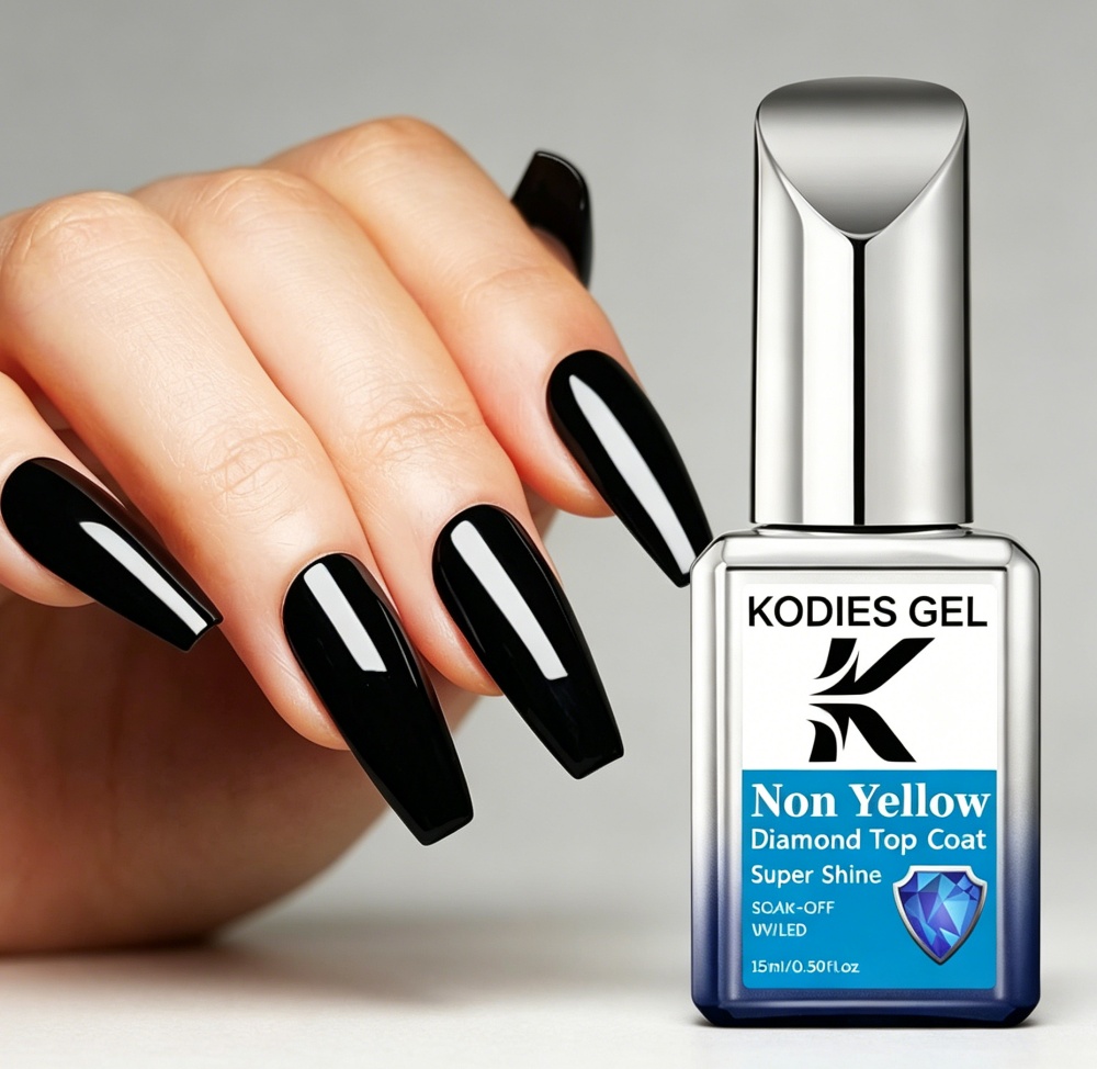 KODIES GEL Top Coat Gel Não Am - Nail Art Yellow avaliação e preço