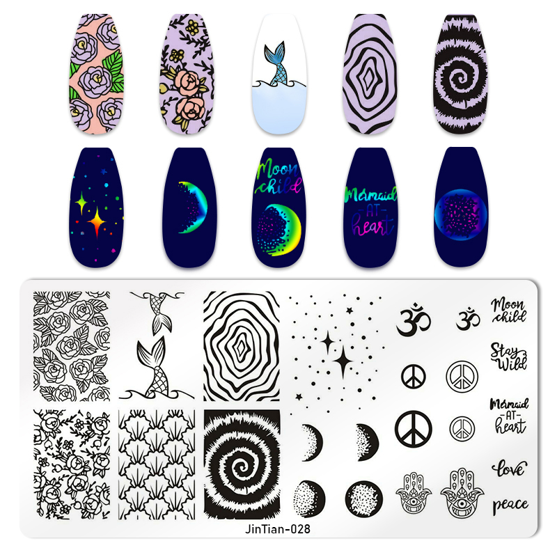 Nail art placa estêncil para a - Nail Art Foto avaliação e preço