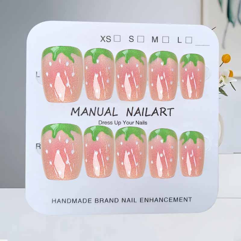 10 pçs pouco fresco morango fr - Nail Art Strawberry avaliação e preço