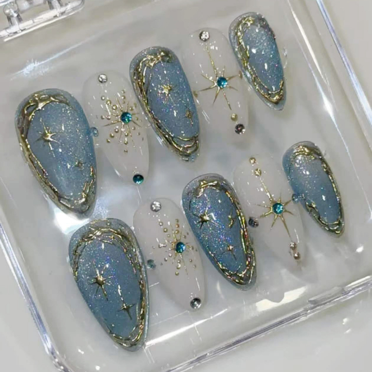 24 peças de Unhas Postiças Ade - Nail Art Inspo avaliação e preço