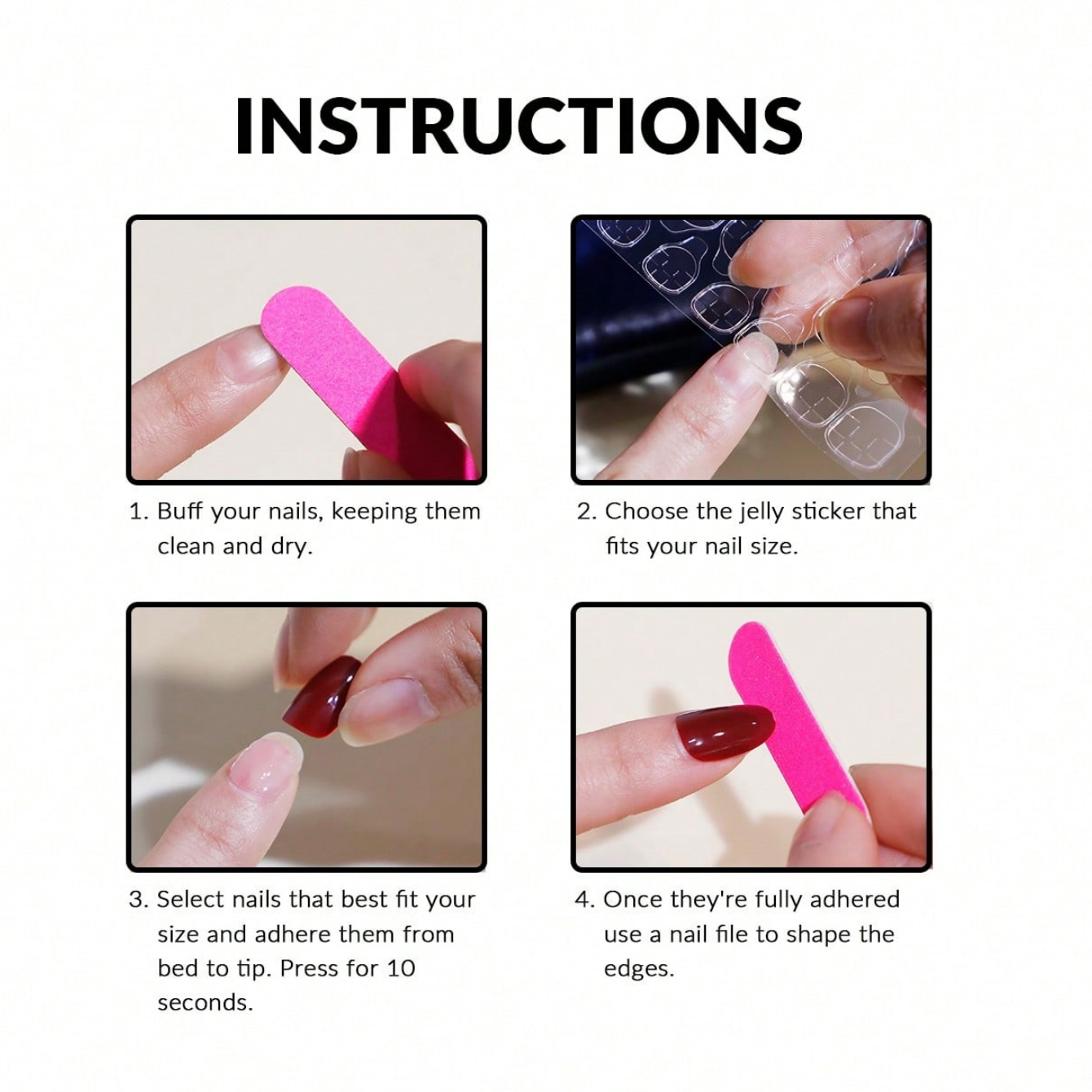 10 Peças de Unhas Postiças Ova - Nail Art Yellow avaliação e preço