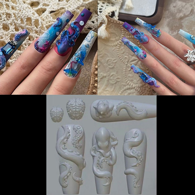 Molde de silicone transparente - Nail Art Strawberry avaliação e preço