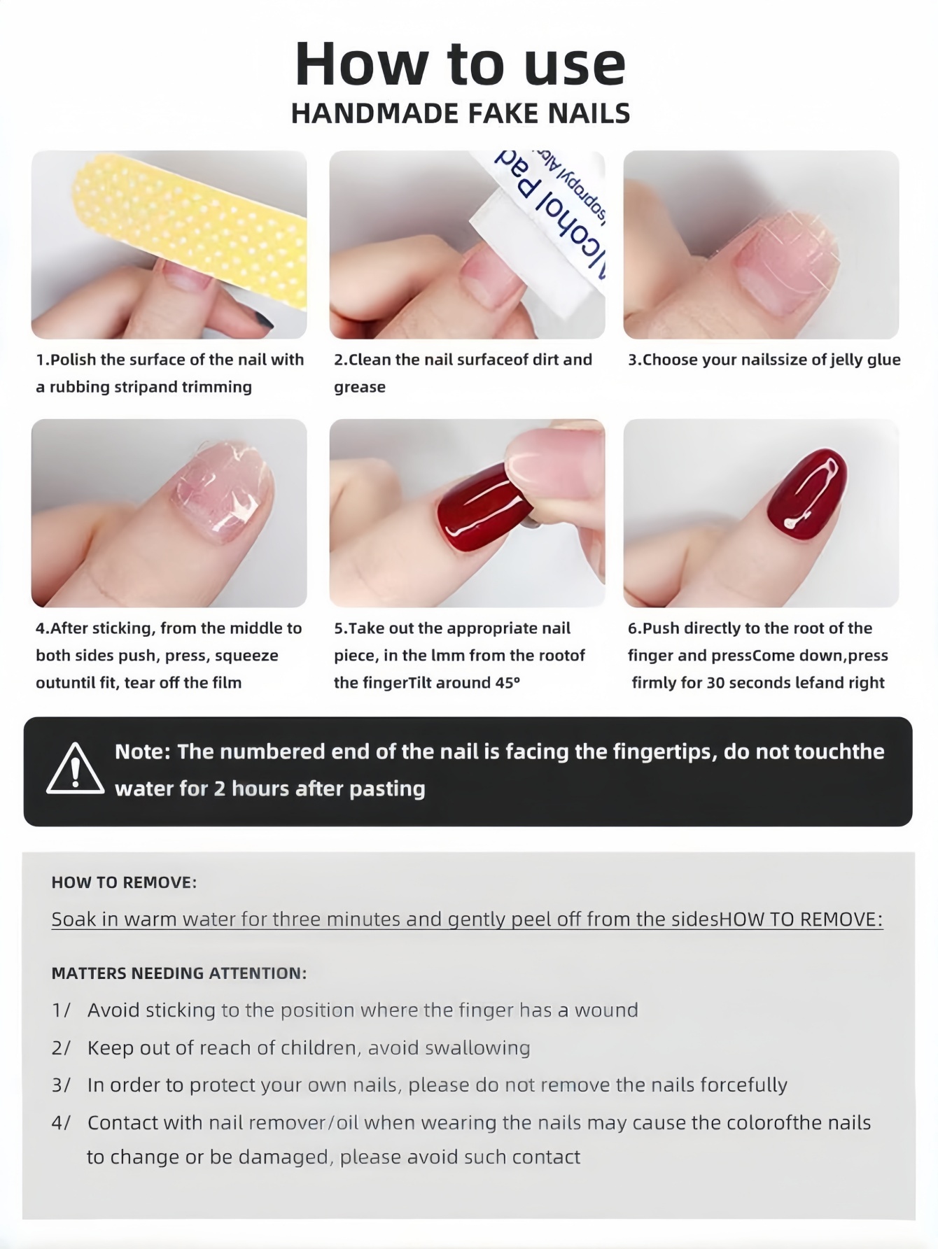 Conjunto de 10 Unhas Postiças  - Nail Art Foto avaliação e preço
