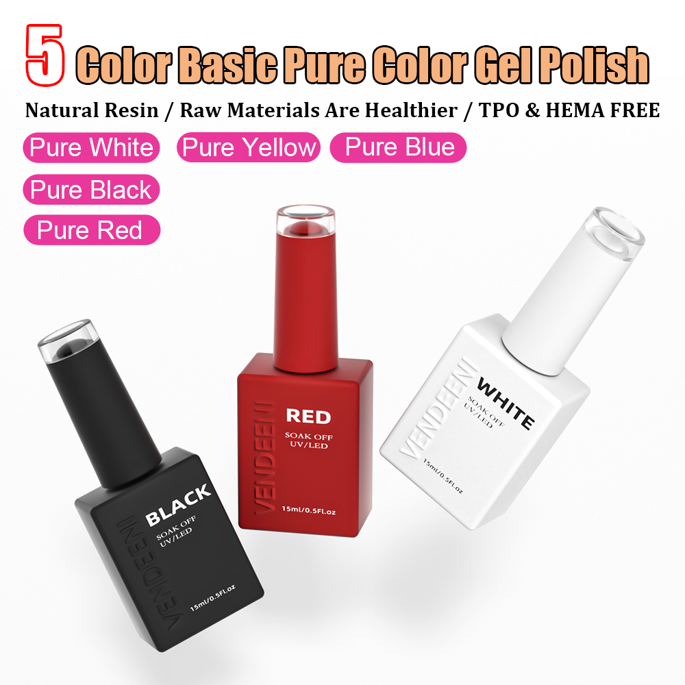 Verniz Gel Básico de 5 Cores V - Nail Art Yellow avaliação e preço