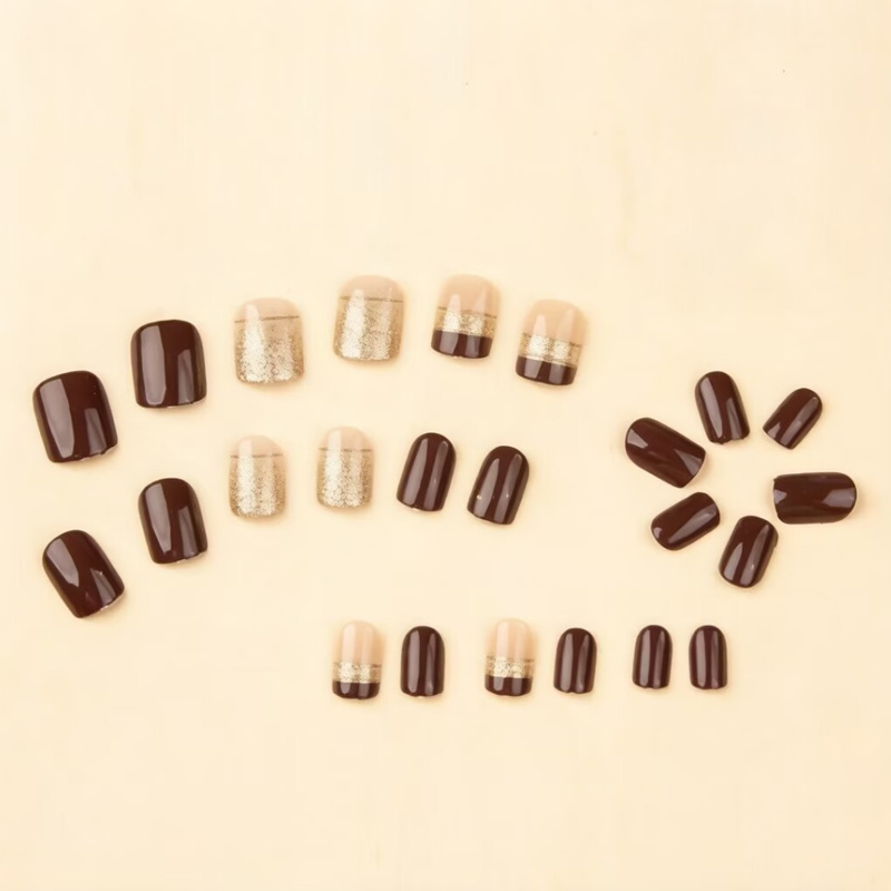 Unhas postiças curtas quadrada - Nail Art Inspo avaliação e preço