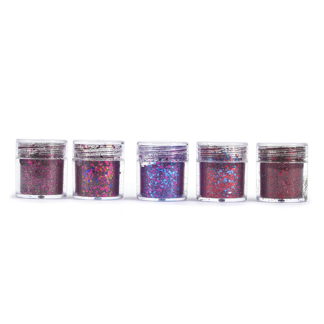 4/5 garrafas de pó de glitter  - Nail Art Inspo avaliação e preço