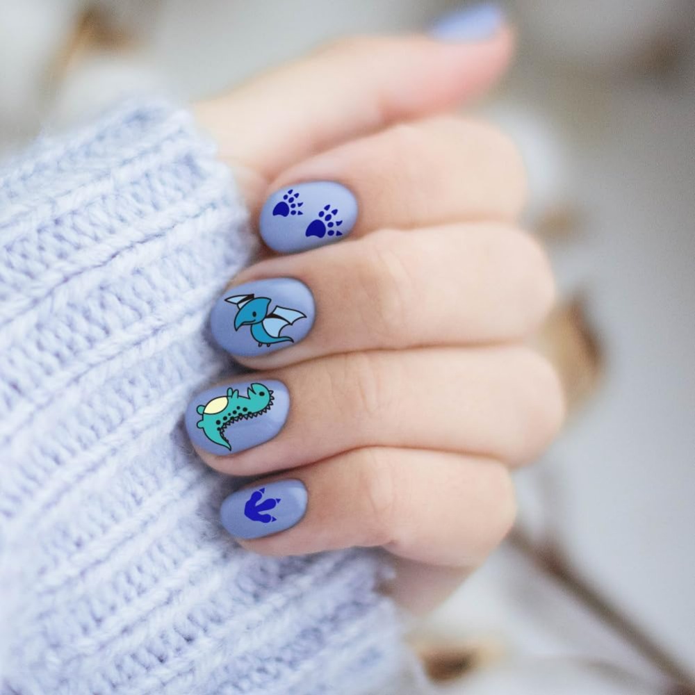 3 pçs dinossauro placas de car - Nail Art Inspo avaliação e preço