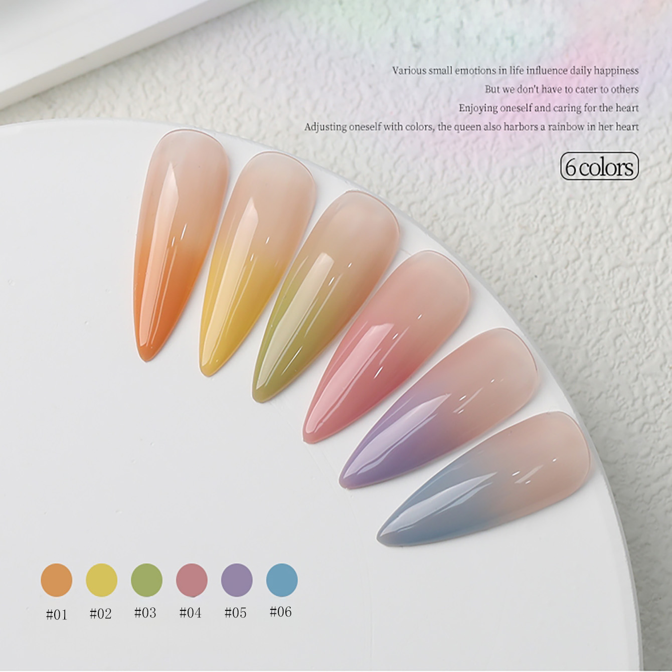 1-6 peças PSK Novo Esmalte em  - Nail Art Yellow avaliação e preço