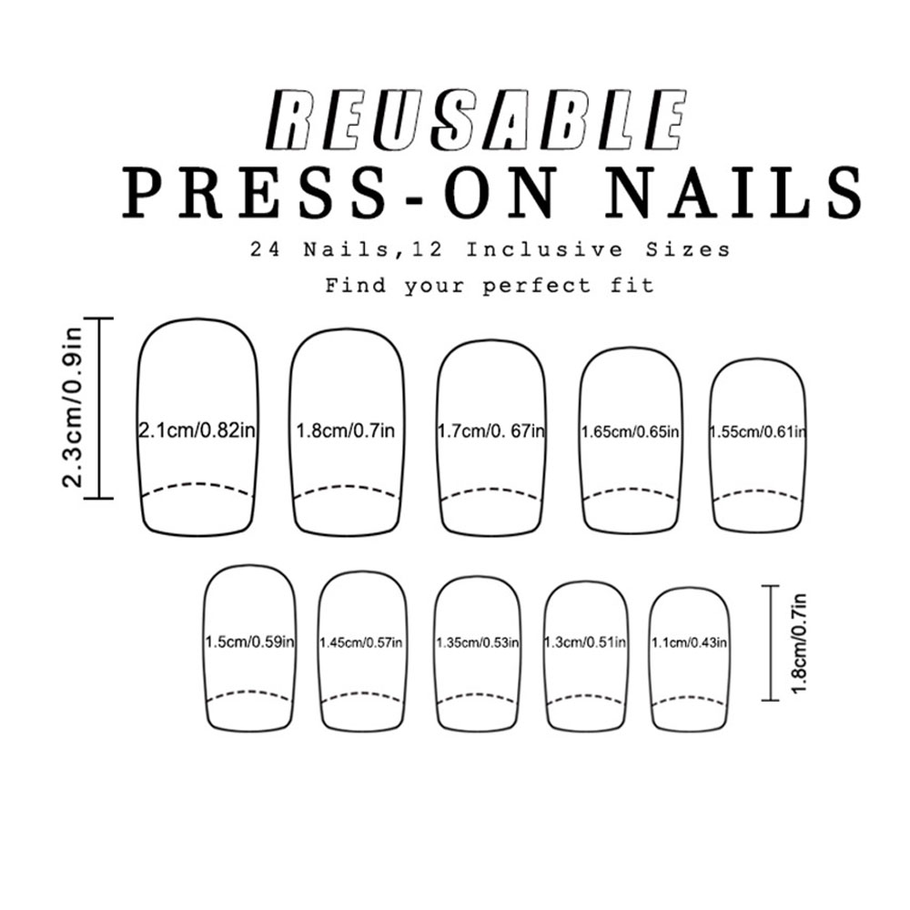 Conjunto de 24 peças de unhas  - Nail Art Yellow avaliação e preço