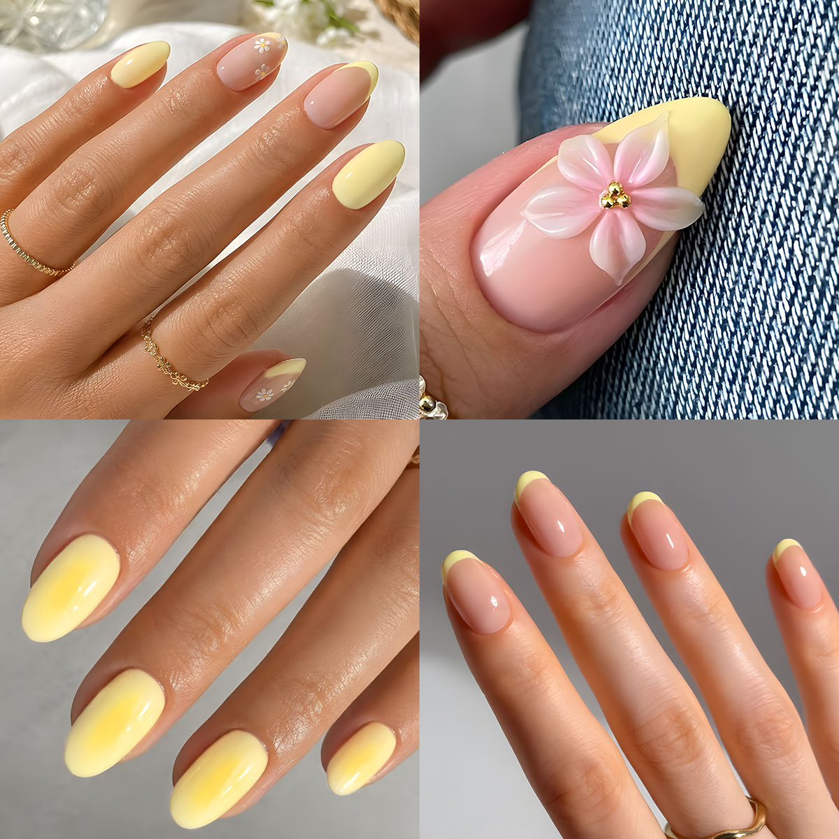 Conjunto de quatro peças de es - Nail Art Yellow avaliação e preço